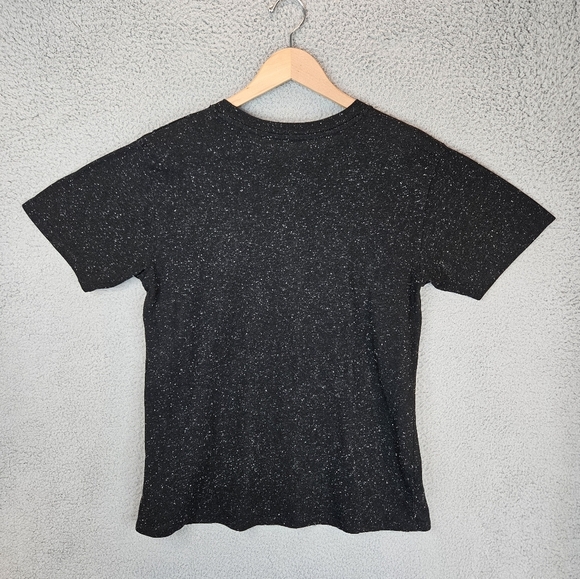 Rockin Artwork T-Shirt Womens Sz M Jimi Hendrix Black Textured Pull Over - Picture 6 of 9